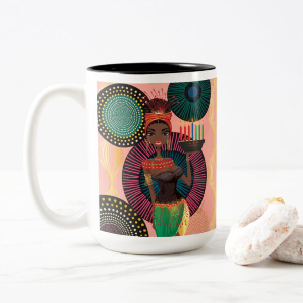 Happy Kwanzaa Sugarluxe Art African American Girl Black Pride Coffee Mug Happy Kwanzaa Sugarluxe Art African American Girl Black Pride Coffee Mug