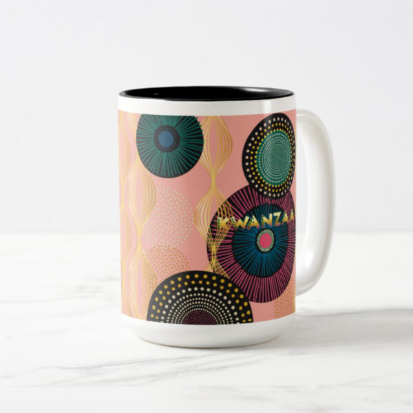 Happy Kwanzaa Sugarluxe Art African American Girl Black Pride Coffee Mug Back Happy Kwanzaa Sugarluxe Art African American Girl Black Pride Coffee Mug Back