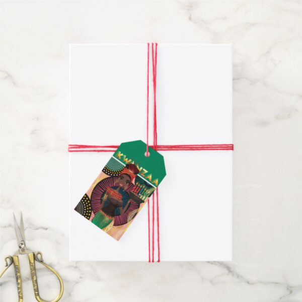 Happy Kwanzaa Sugarluxe Beautiful African American Art Black Girl Holiday Gift Tags Happy Kwanzaa Sugarluxe Beautiful African American Art Black Girl Holiday Gift Tags