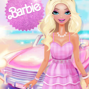 Barbie Movie Art Printable by Sugarluxe Artist Chandra Michaels